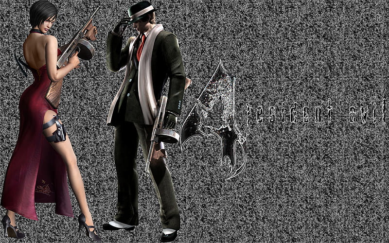 Resident Evil 4 HD Remaster Leon and Ada Wallpaper by zoellisrus