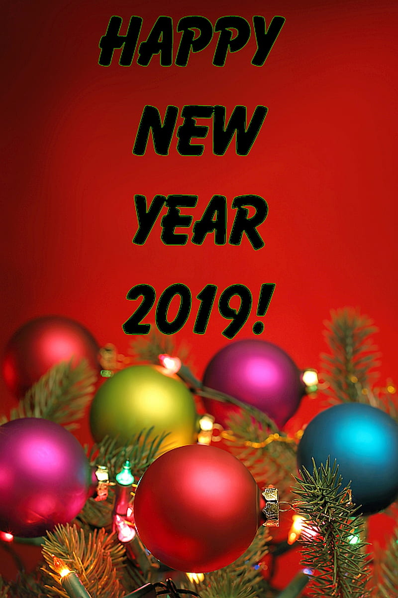 Happy New Year, 2019, from dljunkie, newyear, holiday, christmas, newyear19, HD phone wallpaper