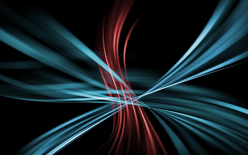 Lines Of Intersection, 3d, color, lines, abstract, intersect, tv, HD wallpaper