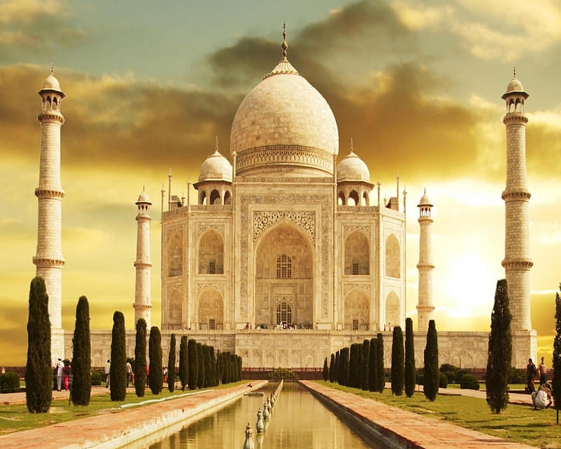 Taj Mahal, hend, india, HD wallpaper