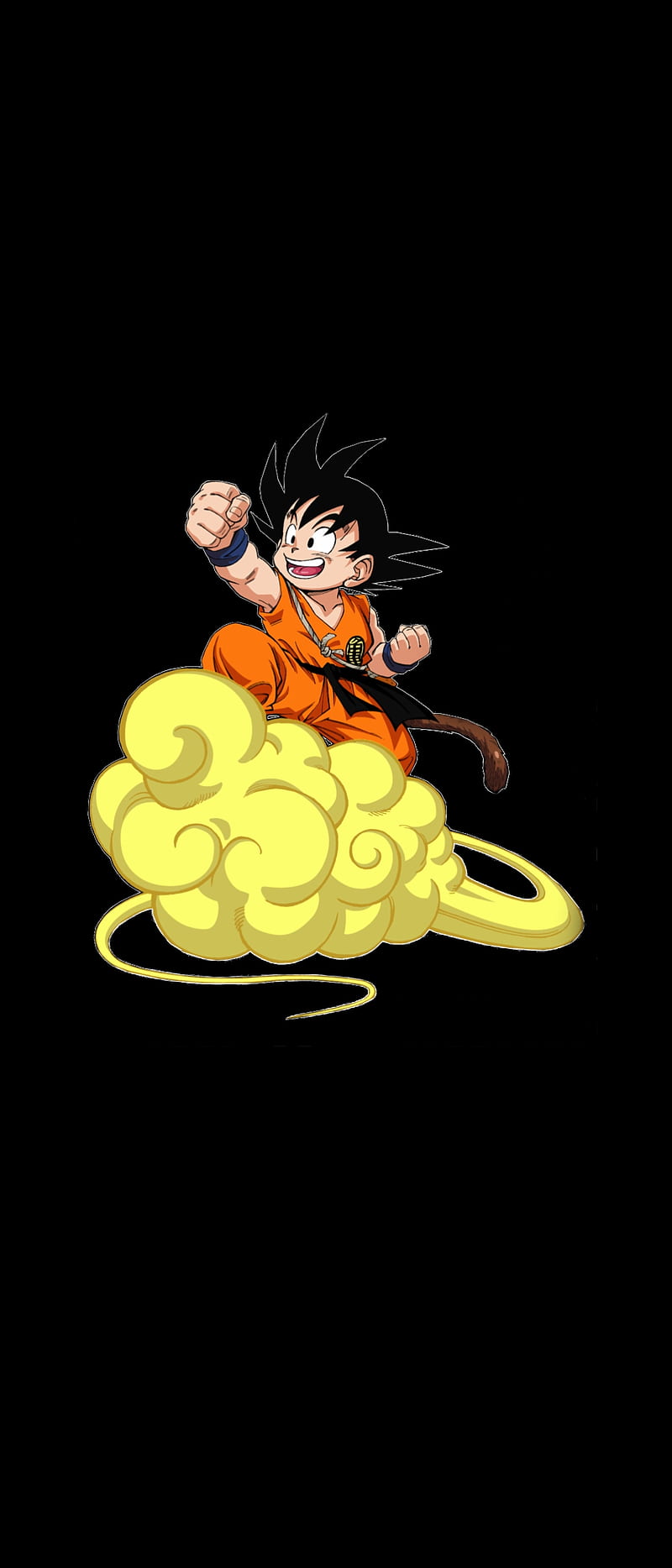 Goku And Flying Nimbus [] : R Amoledbackground, HD phone wallpaper