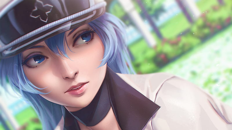 Esdeath - Cyberpunk - Akame ga kill Anime Girl Unisex AOP Cut