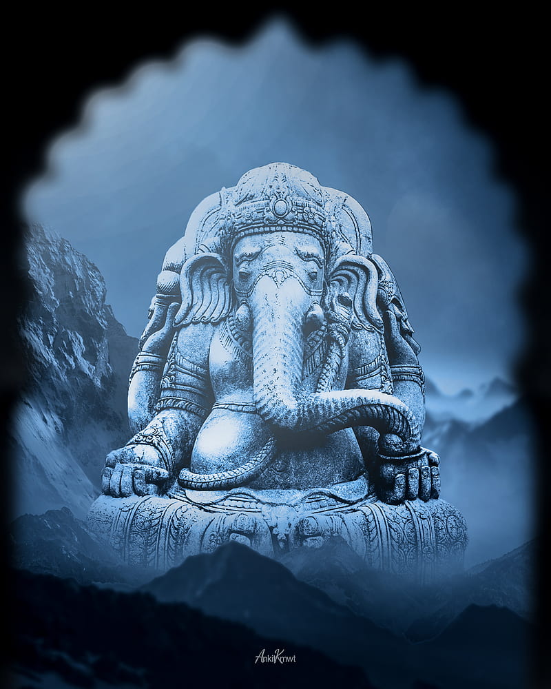 Lord Ganesh, amazing , ankitkmwt, ganpati, god , indian god, most viewed, shri ganesh, top 10, HD phone wallpaper