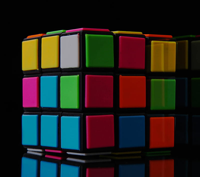 Rubiks Cube, color, rubik, HD wallpaper