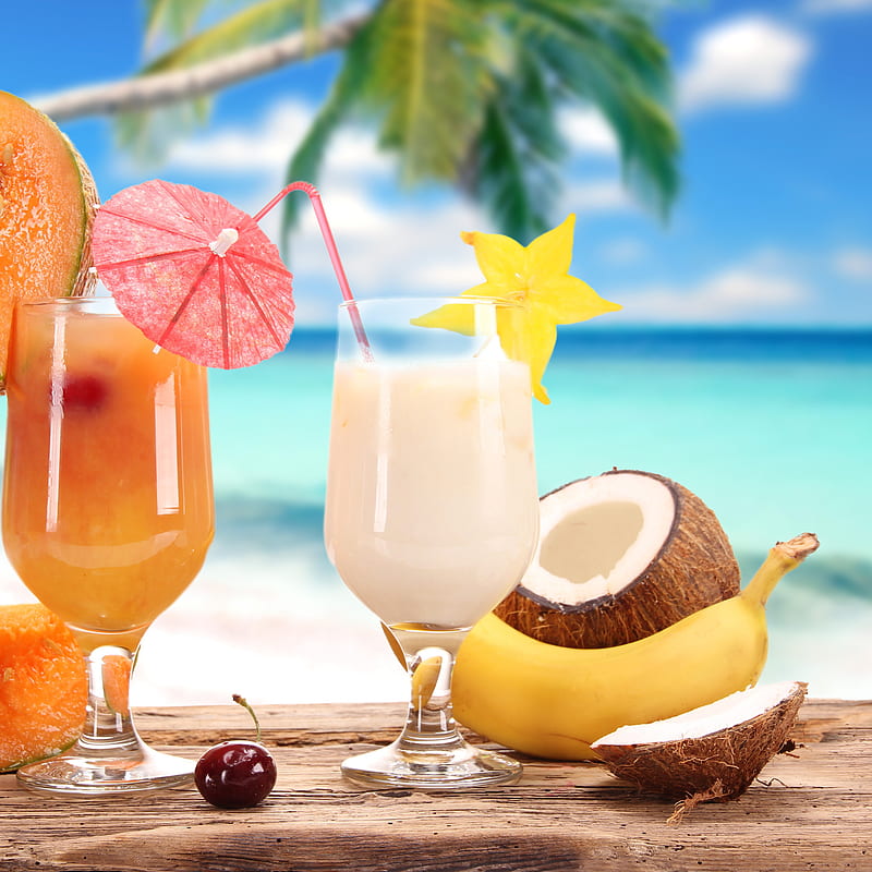 Tropical Cocktail, food, other, HD phone wallpaper