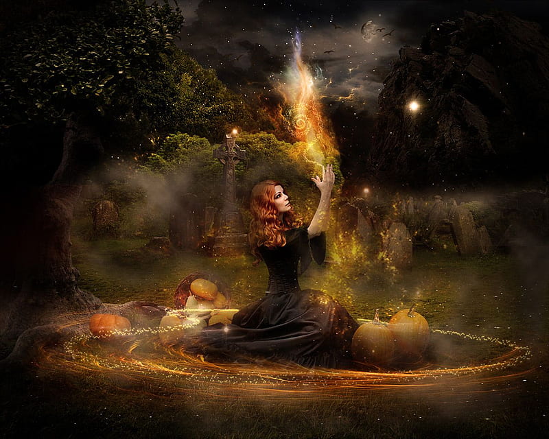 Witch. Witch , Samhain, Samhain ritual, Nature Witch, HD wallpaper