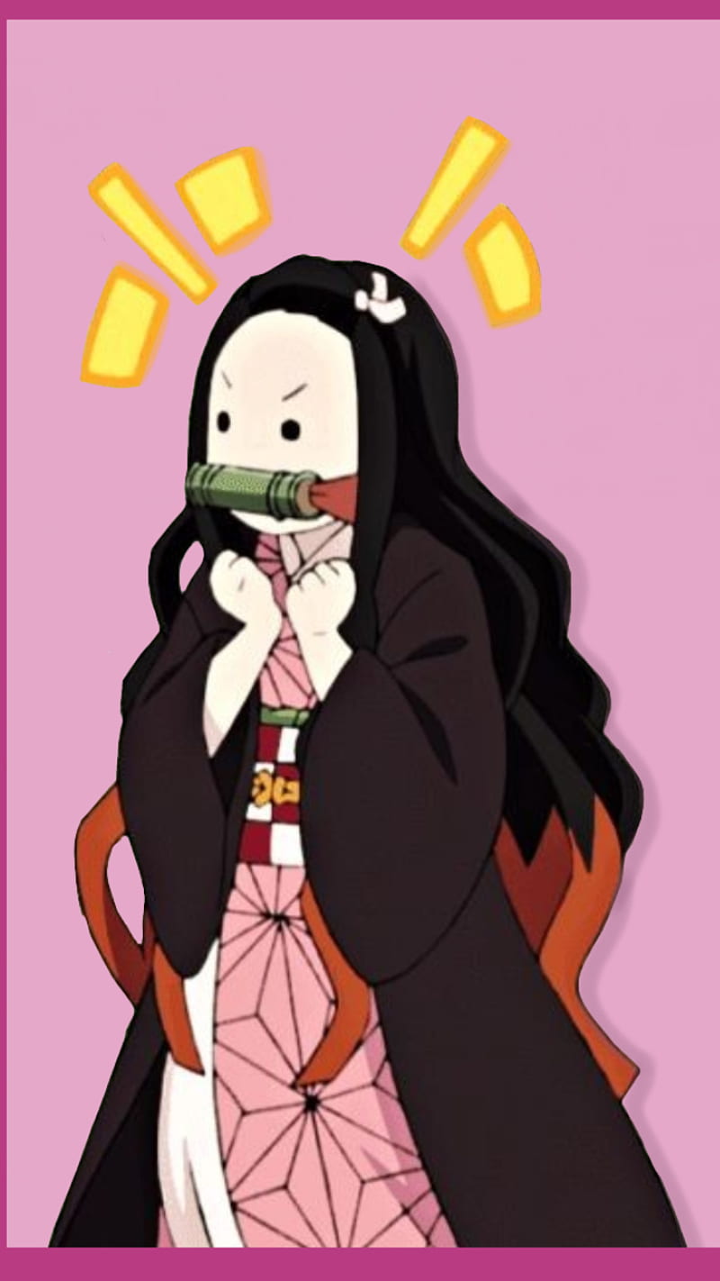 Nezuko, kamado, kimetsu no yaiba, HD phone wallpaper | Peakpx