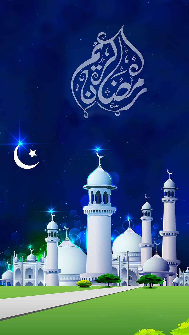 Ramadan, allah, arabic, eid, islam, islamic, mosque, HD phone wallpaper