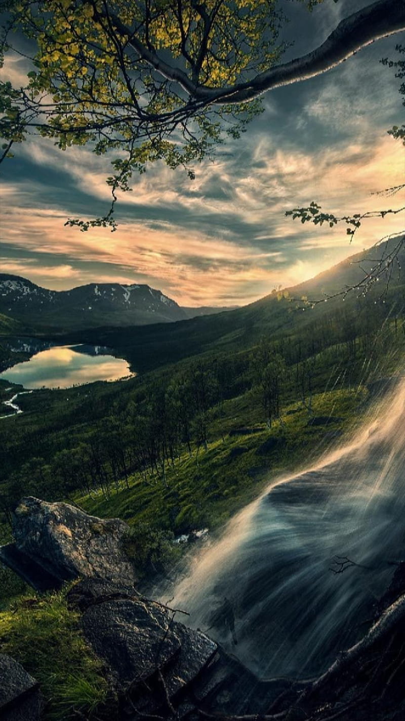 Nature, landscape, nature, sunset, sunrise, bonito, HD phone wallpaper |  Peakpx