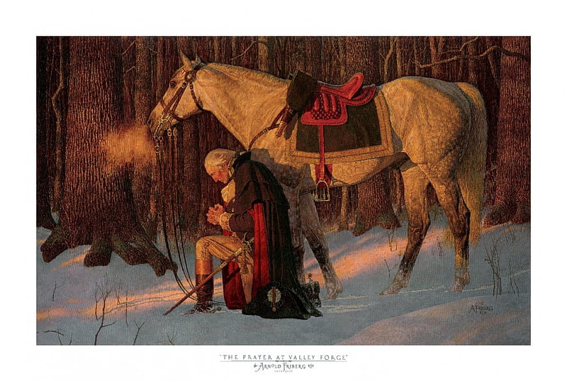 Prayer at Valley Forge, at, prayer, valley, forge, HD wallpaper