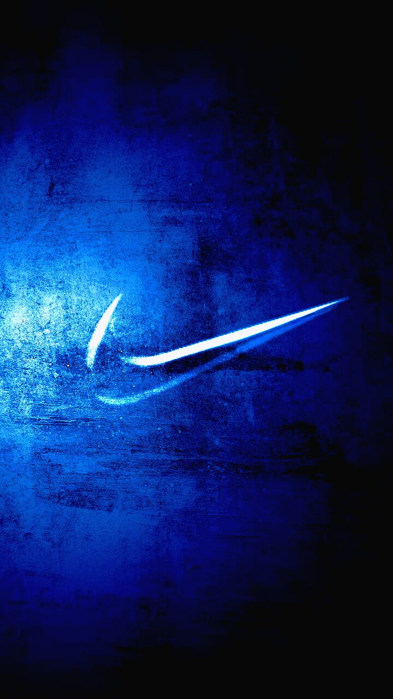 Nike tick, blue, logos, HD phone wallpaper