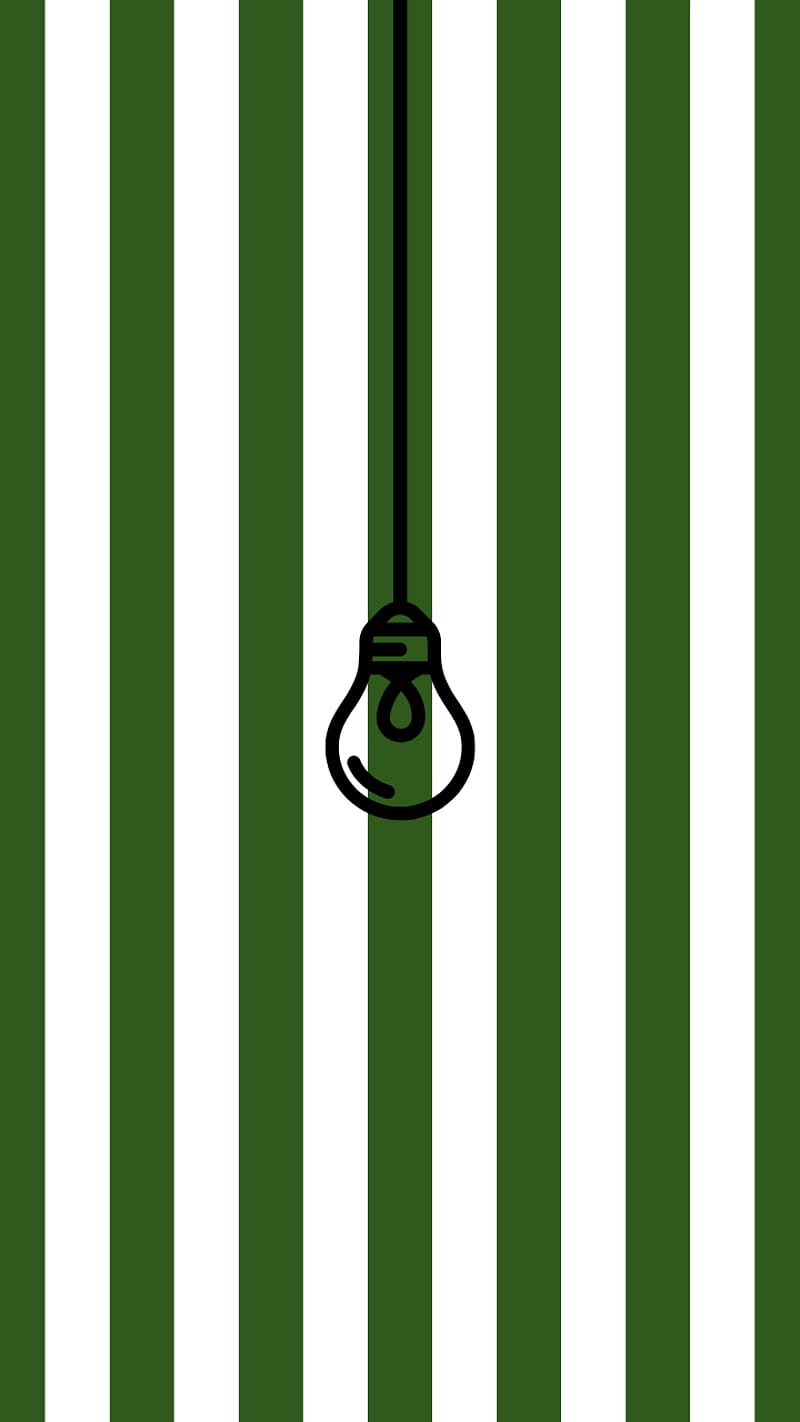 Hanging Bulb, desenho, green, green and white, light, pattern, white, HD phone wallpaper