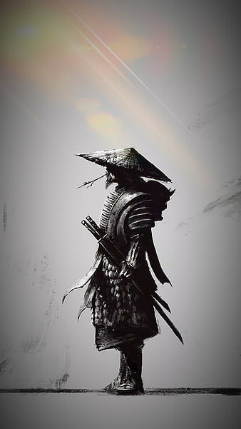 Samurai, assassin, sad, HD phone wallpaper