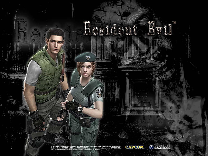 Resident Evil ~ Jill & Chris, resident evil, video game, jill, chris, HD wallpaper