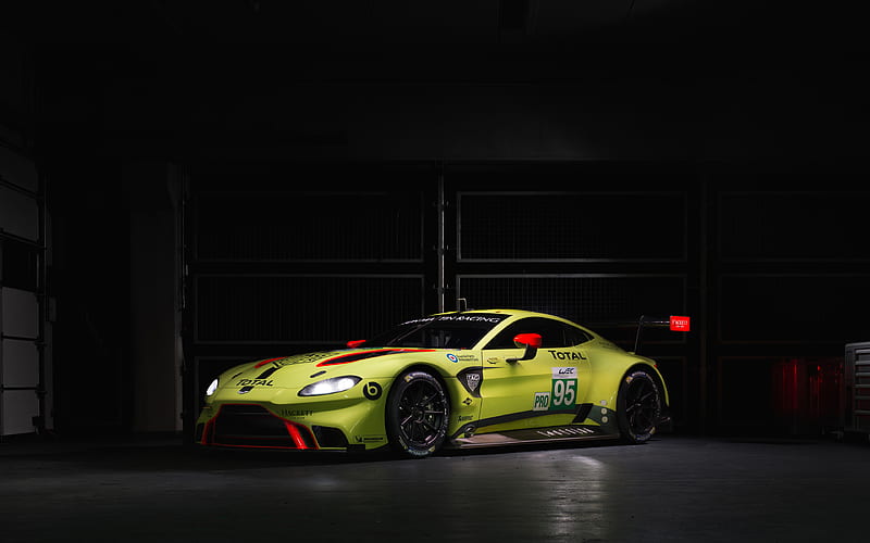 Aston Martin Vantage GTE racing cars, 2020 cars, supercars, 2020 Aston Martin Vantage, tuning, Aston Martin, HD wallpaper