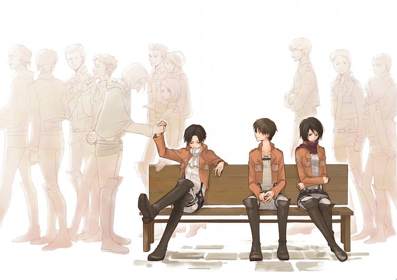 Levi, Mikasa, Anime, Eren, Attack, Titan, AOT, On, Attack On Titan, HD  wallpaper | Peakpx