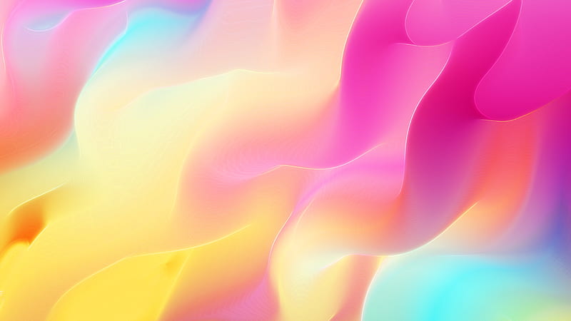 Rainbow gradient, smooth transition, waves, Abstract, HD wallpaper | Peakpx