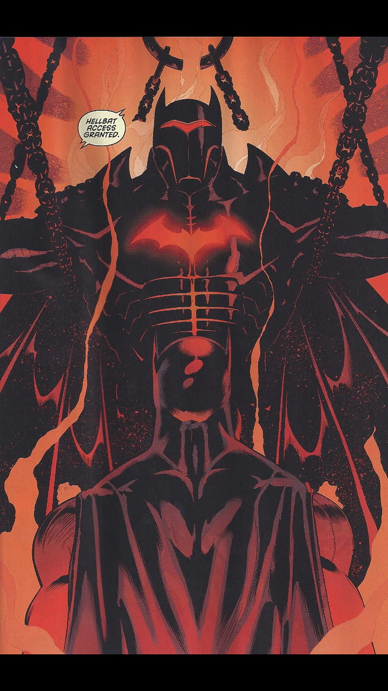 Hellbat Batman, bat, batman, comics, dc, hell, HD phone wallpaper | Peakpx