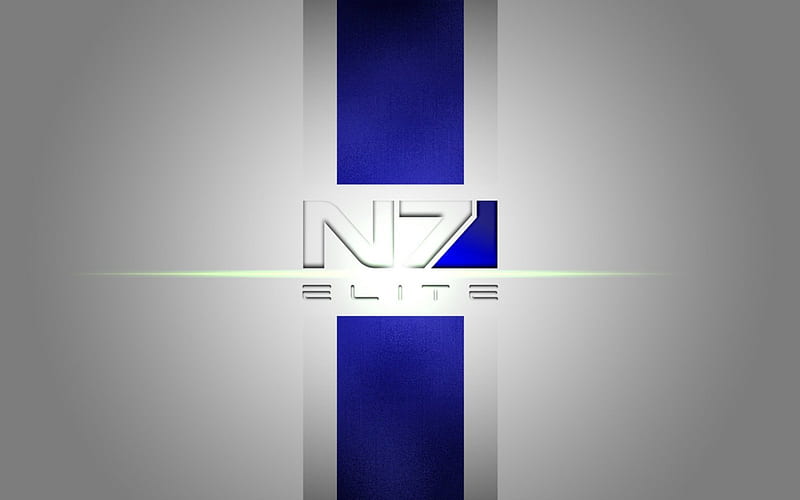 N7 Elite in Blue, Video Games, Mass Effect Universe, Mass Effect, N7 ...