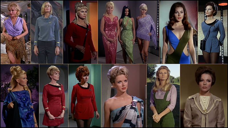 Star Trek The Original Series Season One Guest Stars, Mudds Women, Rand, Mea 3, Vina, Andrea, HD wallpaper