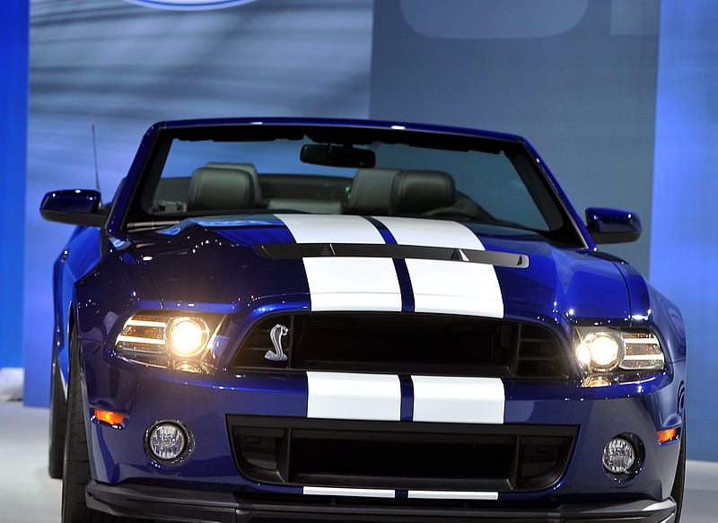 2013 Ford Mustang Shelby GT500 Convertible - Front, Car, HD Wallpaper ...