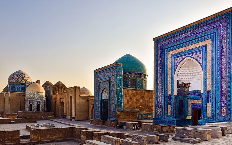 Travel Temple Architecture Samarkand Uzbekistan, HD wallpaper