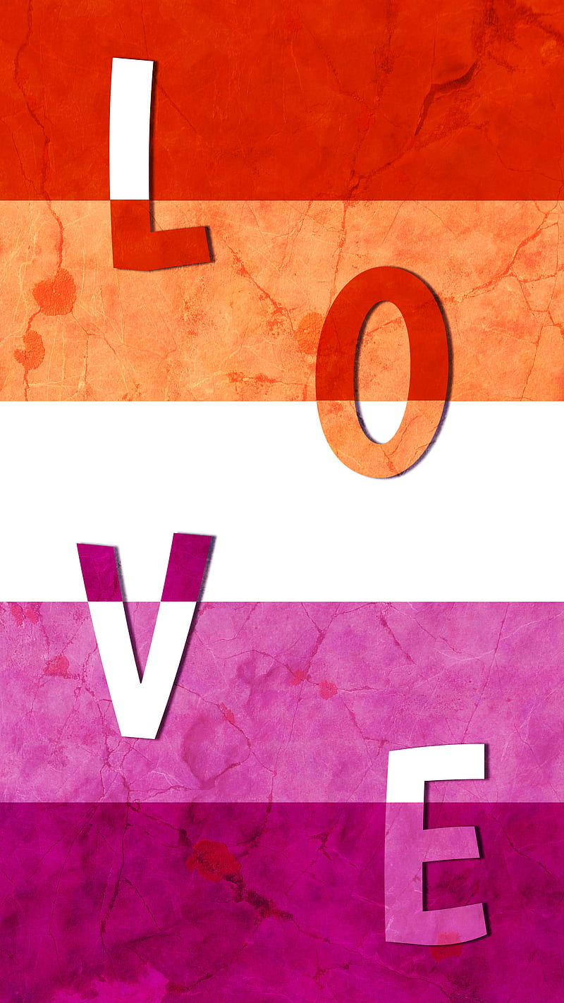Love Lesbian Flag, Adoxalinia, June, activist, color, community, day, diversity, feminine, gay, gender, girl, homosexual, human, lgbt, lgbtq, month, orientation, parade, pink, power, pride, proud, red, rights, same, sex, shade, solidarity, strong, together, tolerance, white, women, HD phone wallpaper