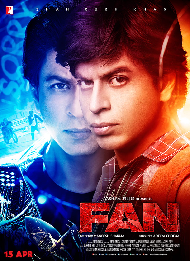 Fan Movie Original Poster, shahrukh-khan, indian-movies, HD phone wallpaper