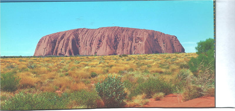 Ayers Rock, Central Australia, Welcome, Red, Rock, Desert, HD wallpaper