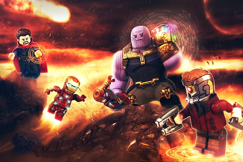 Avengers Infinity War Lego, avengers-infinity-war, movies, 2018-movies, lego, HD wallpaper