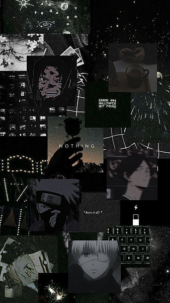 Anime, aesthetic, black, anume, HD phone wallpaper | Peakpx