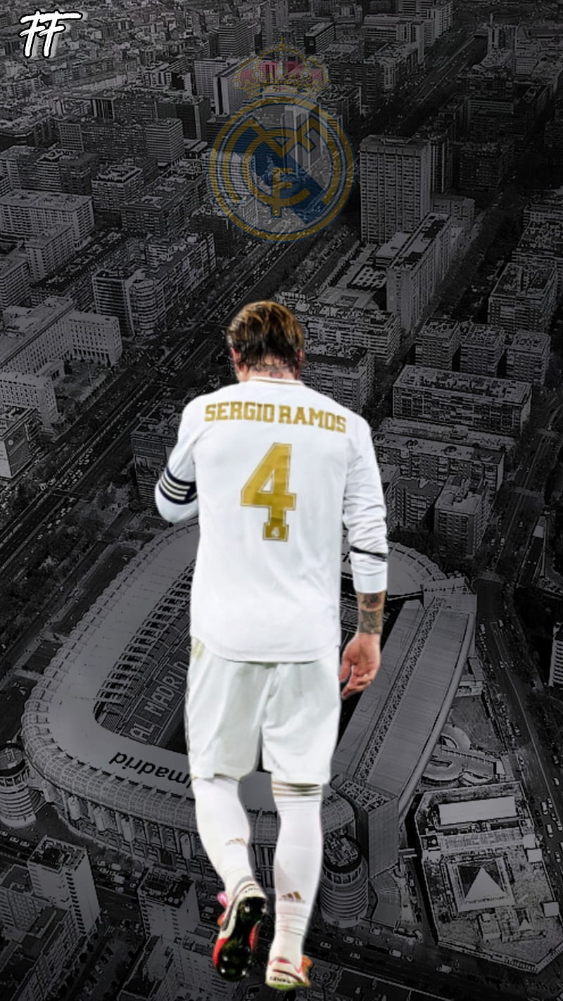 Sergio Ramos , football, liga, madrid, real, real madrid, sergio ramos, HD phone wallpaper