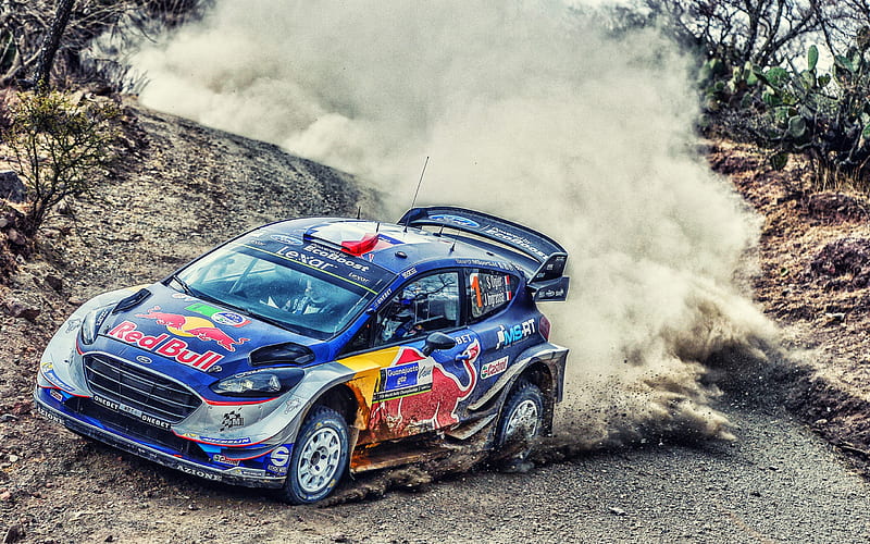 Sebastien Ogier, WRC, rally, race, Ford Fiesta, HD wallpaper