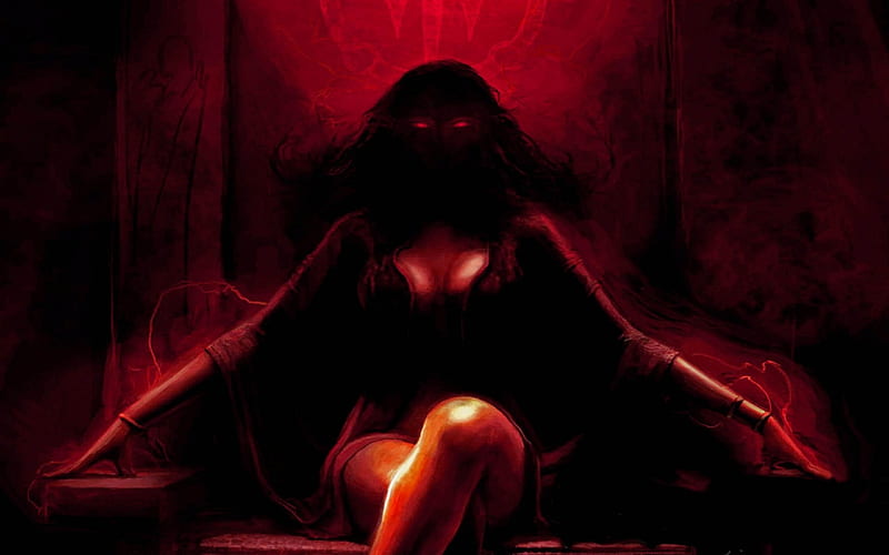 Devilish Creature, Spooky Art, Horror Art, Art, Artwork, HD wallpaper