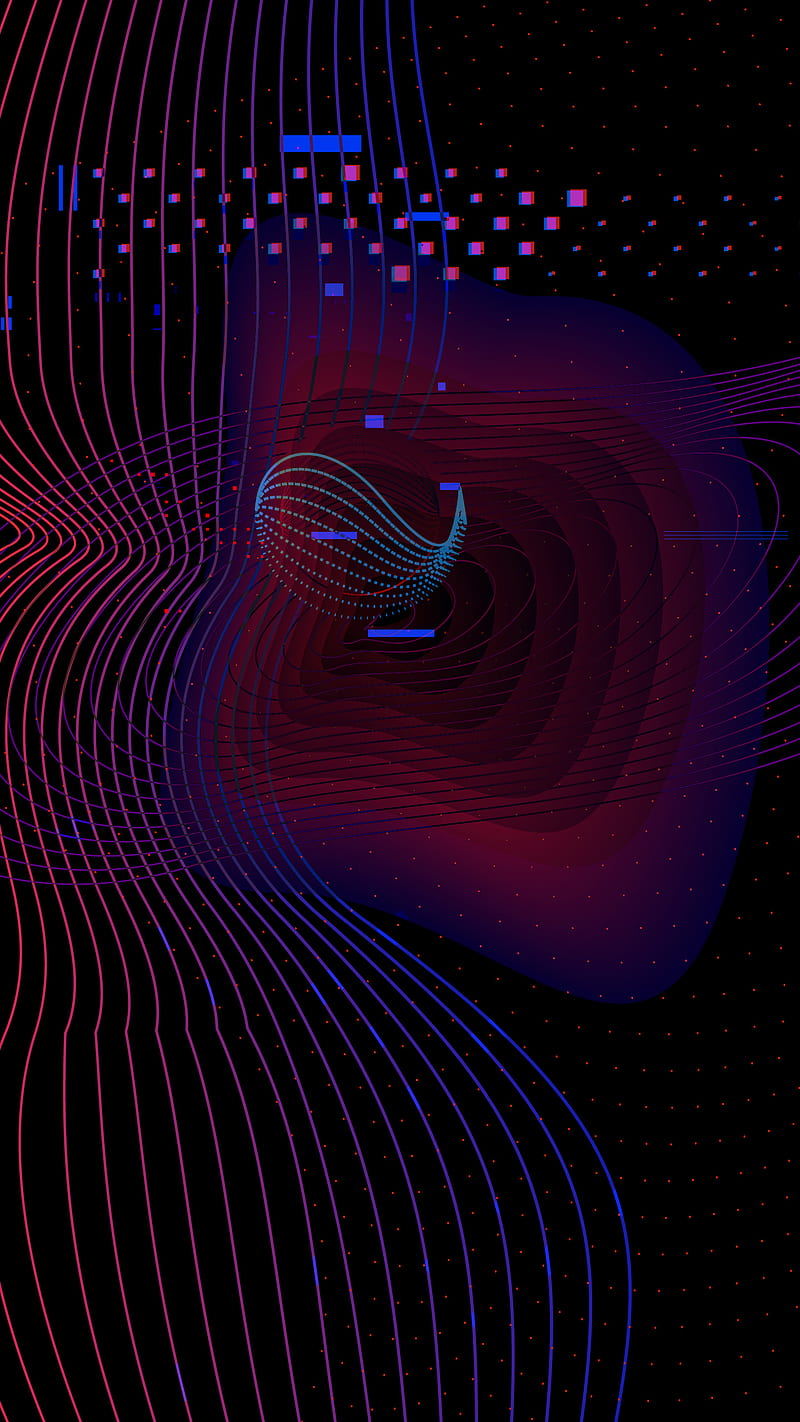 Cosmic abstraction, Cosmic, Divin, abstract, abstraction, art, black, color, contemporary, creative, dark, desenho, digital, distort, effect, fantastic, futuristic, geometric, geometry, graphic, illustration, modern, movement, parametric, red, sci-fi, striped, structural, technologic, vibration, HD phone wallpaper