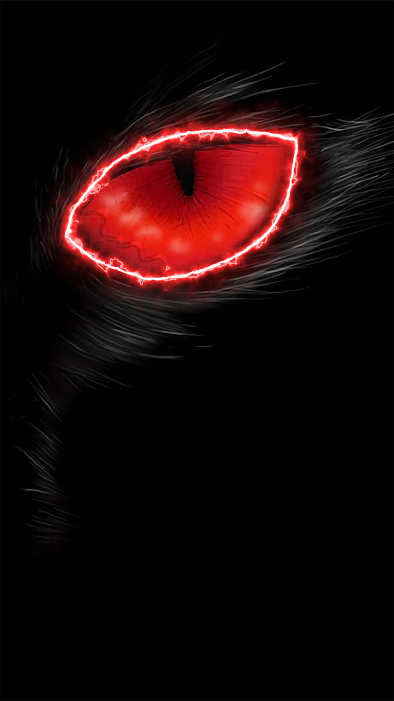 HD black cat red eyes wallpapers | Peakpx