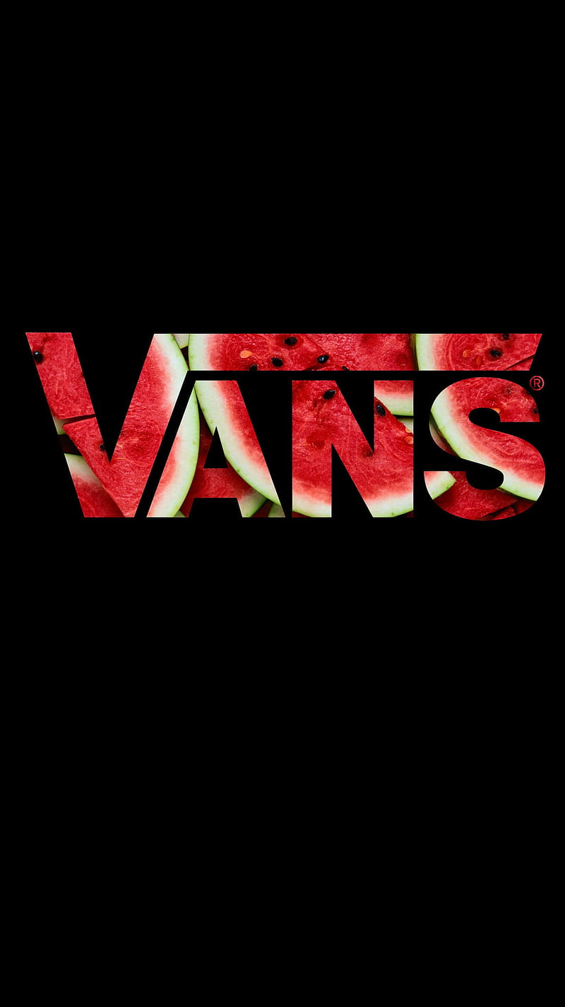 Vans, logo, watermelon, HD phone wallpaper