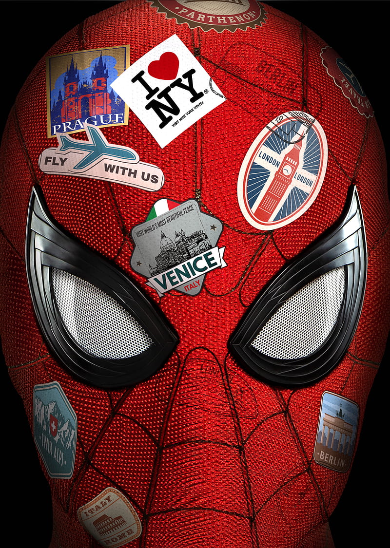 spider-man: far from home, close-up, tom holland, Movies, HD phone wallpaper