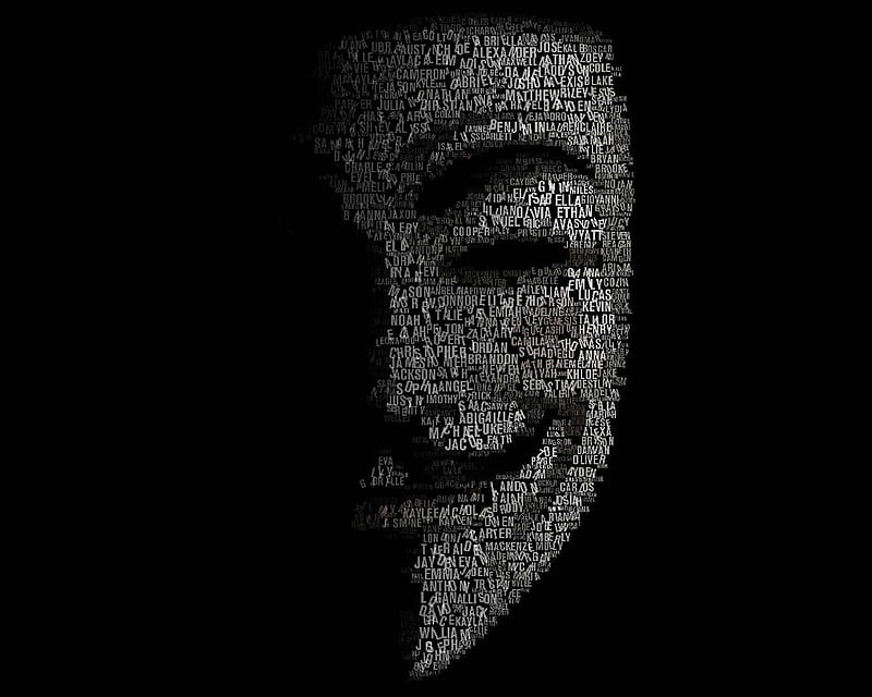 Anonymous, android, hack, HD wallpaper