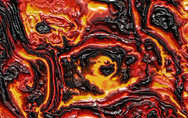 lava texture, natural texture, lava, fire, heat, lava background, fire ornaments, HD wallpaper