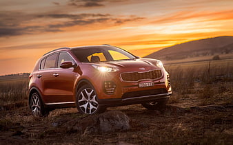 2016, crossover, sportage, kia, HD wallpaper