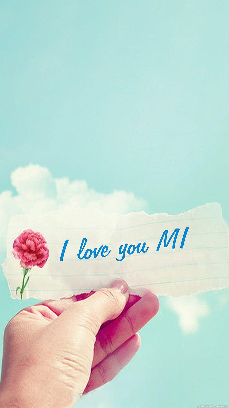 I love you MI , i love you, love, HD phone wallpaper