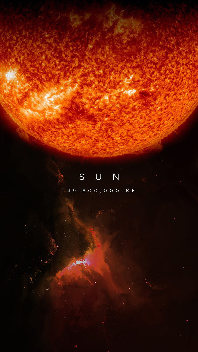 sun with text, atmosphere, awesome, black, cool, nice, space, sweet, HD phone wallpaper
