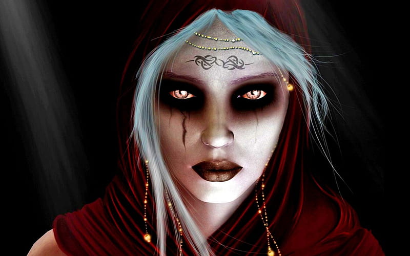 Cultist, fantasy, magic, women, dark, HD wallpaper Cultist, fantasy, magic, women, dark, HD wallpaper