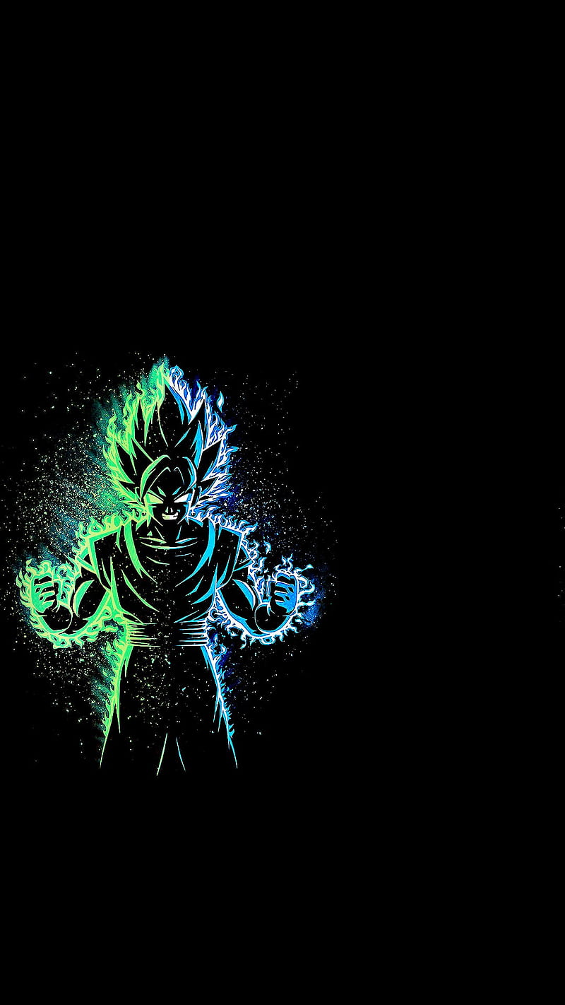 Lightening Goku, firing goku, goku full , goku , goku logos, powerful goku, HD phone wallpaper