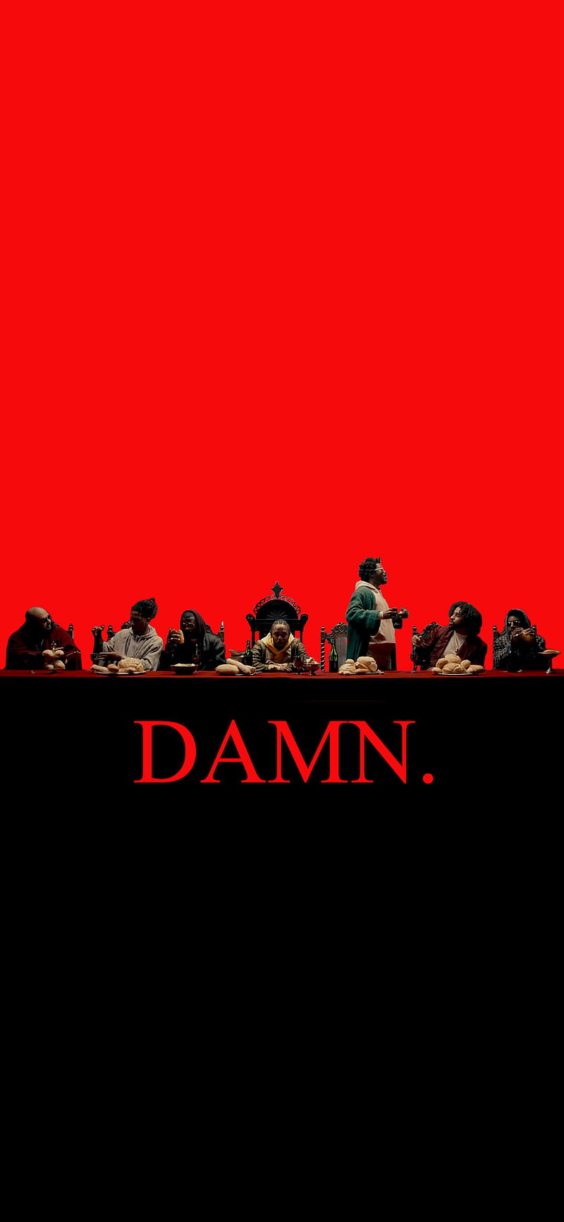Kendrick Lamar D**n, album cover, hiphop, humble, jesus, kendrcik lamar, man, rap, sayings, text, HD phone wallpaper