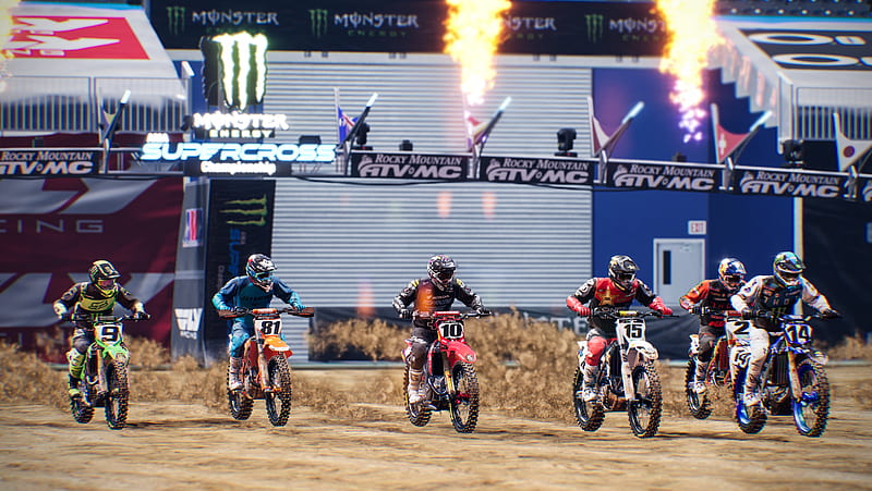 Video Game, Monster Energy Supercross - The Official Videogame 5, Motocross, HD wallpaper