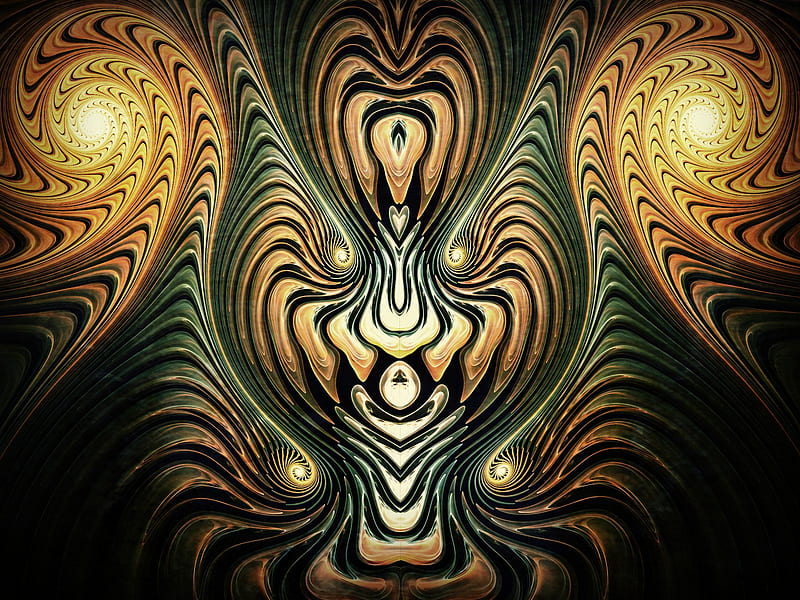Psuedo God, entity, abstract, god, fractal, HD wallpaper