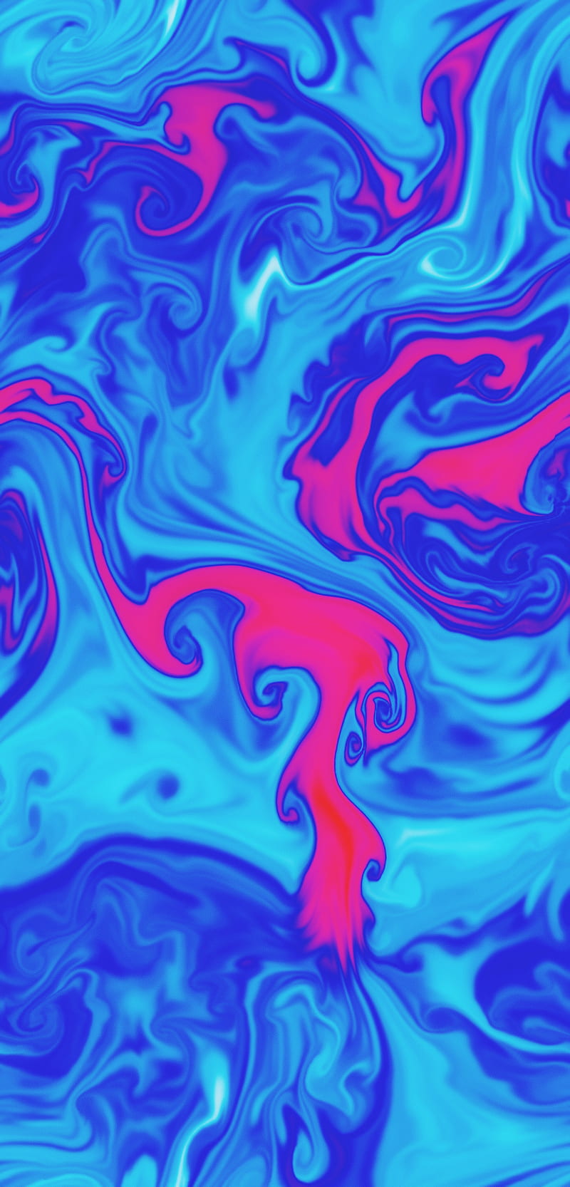 Blue Red water color, abstract, mix, paint, swirls, watercolor, HD phone wallpaper