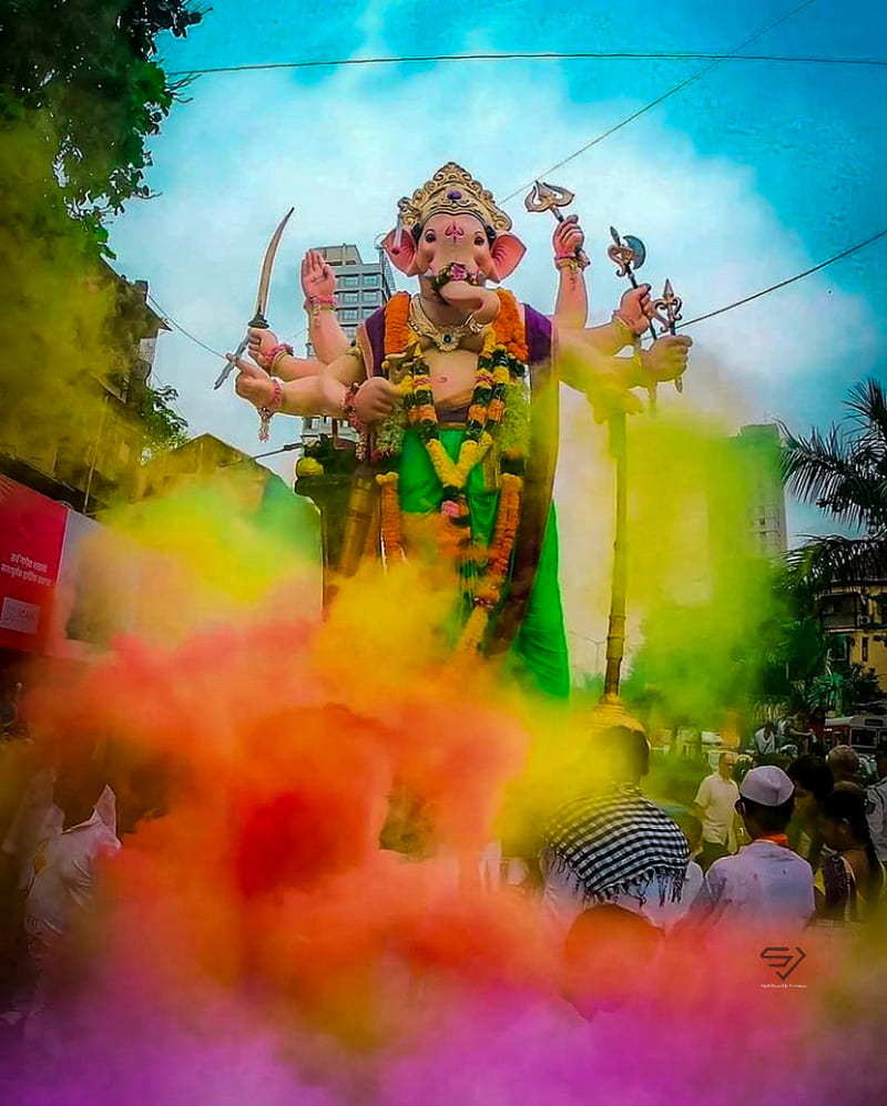 Happy Ganesh Chaturthi, bappa, , , ganesh ji, ganpati bappa, HD phone wallpaper